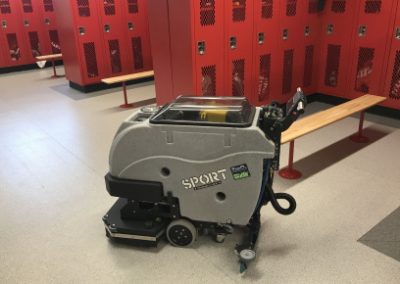TomCat Disc Scrubber cleaning school floor